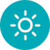 sun brightness icon